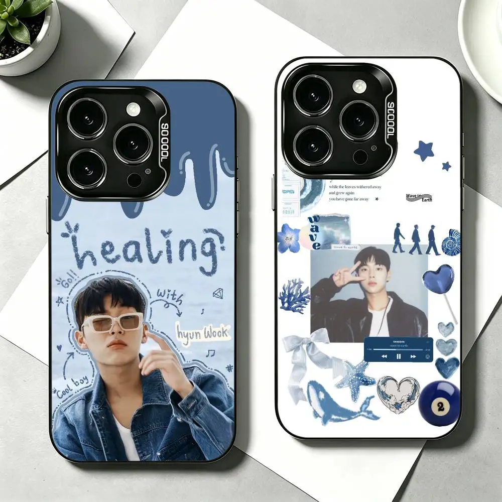 Lovely Choi Hyun Wook Phone Case For iPhone 17,16,15,14,13,12,11 Plus,Pro Max,XS,Colorful Silver Black Cover