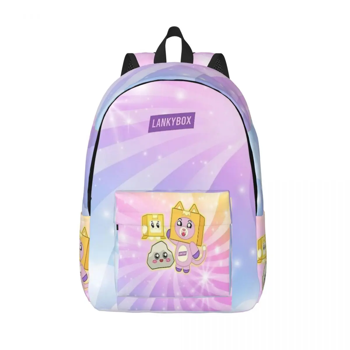 Bellissimo zaino per ragazze Lankybox rosa per ragazzo ragazza bambini studente scuola libro borse Daypack borsa per l'asilo prescolare con tasca