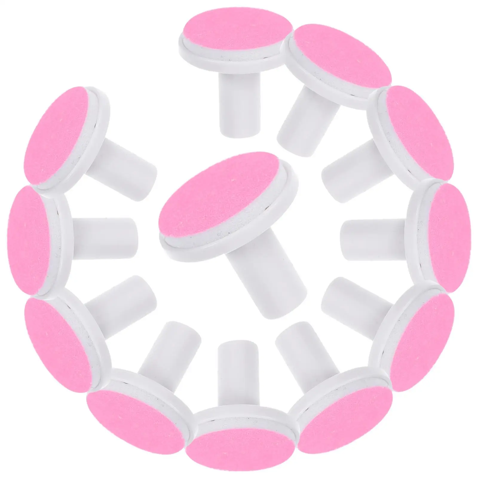 

12pcs Yellow Nail Grinder Heads Electric Nail File Pads For Adult Durable Replacement for Adult Trimmer Efficient Grinding