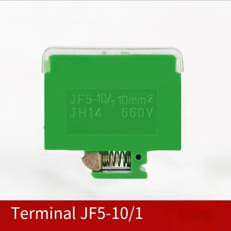 

JF5-10/1 terminal block 57A 1 position flame retardant closed terminal block terminal block connector wholesale