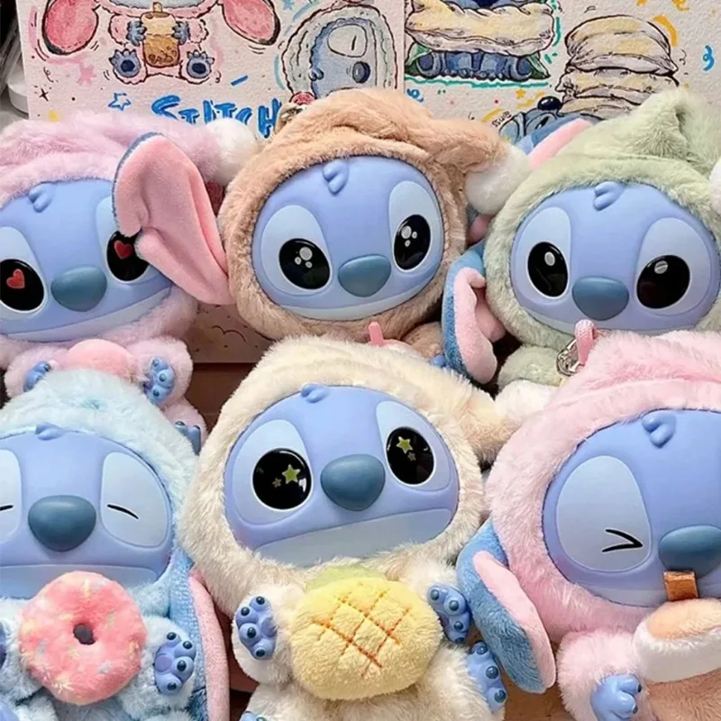 Disney personagem dos desenhos animados série ponto estilo diferente caixa cega boneca de pelúcia pingente design conspicuoso adorável ornamento