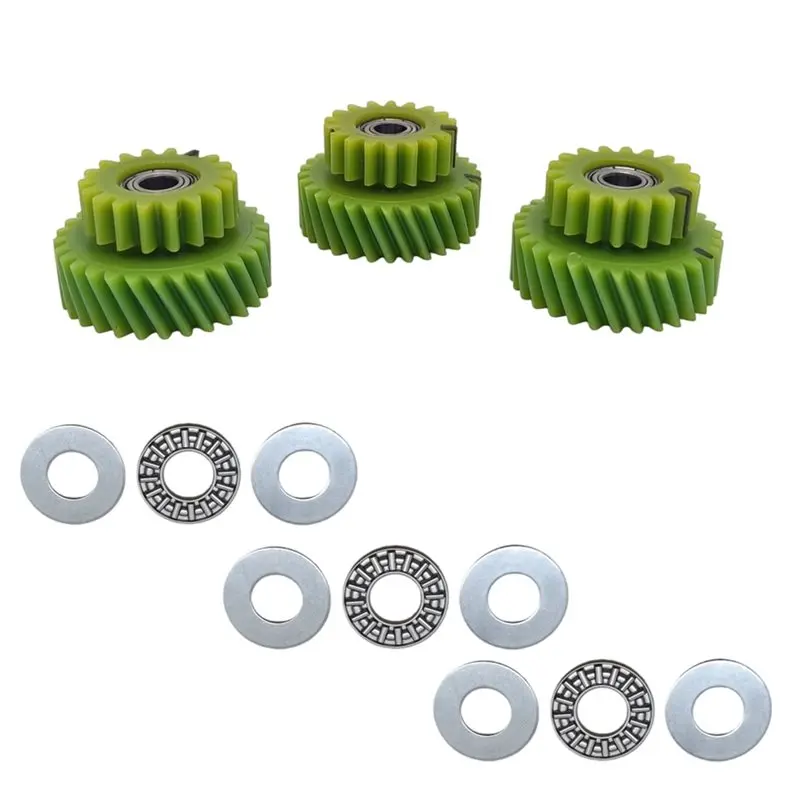 3Pcs Gear Set With Bearings For Bafang FM G370.250 Front Drive Motor, Electric Bicycle Motor Replacement Repair Gears