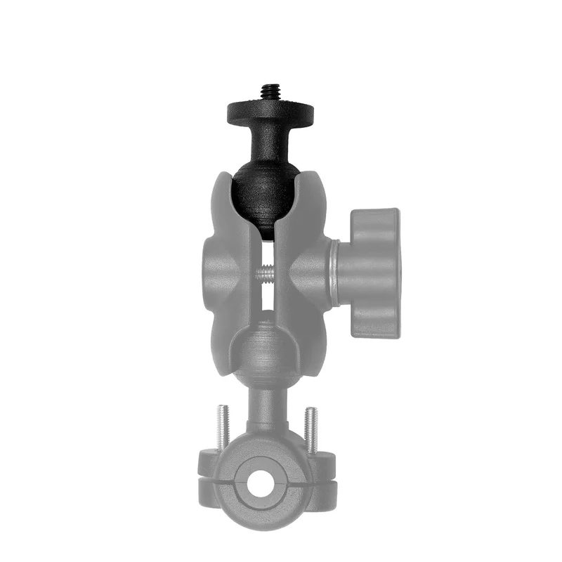 Adapter śrubowy 25 mm / 1 cala do mocowania kulowego 1/4 do standardowych mocowań przemysłowych do uchwytu motocyklowego kamery DJI GoPro Insta360