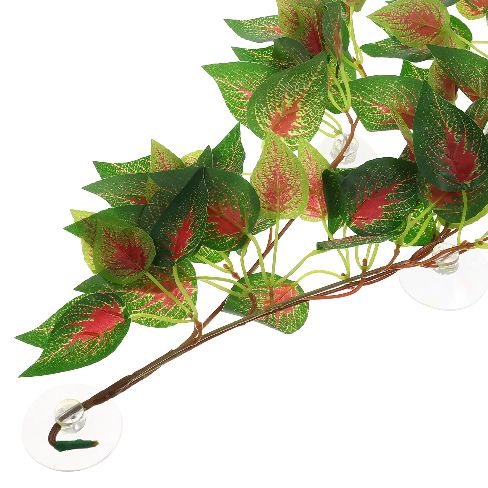 

2 Pcs Artificial Plant Decoration Vivid Reptile Delicate Faux Wear-resistant Fake