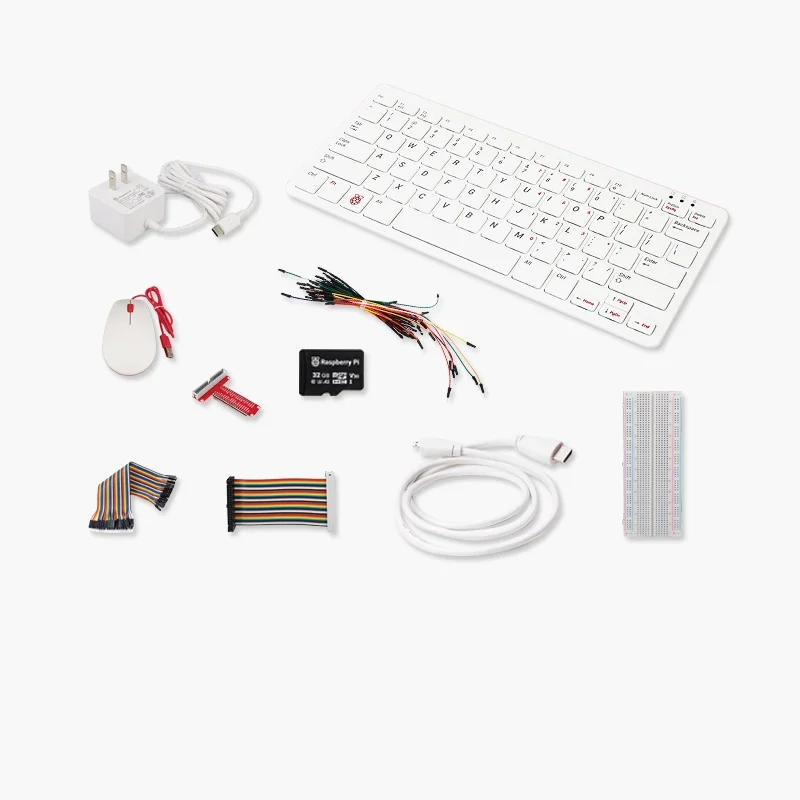 Raspberry Pi 400 Personal Computer or Kit 4GB RAM Quad-core 64-bit Processor Supports WiFi Dual-display Output For 4K