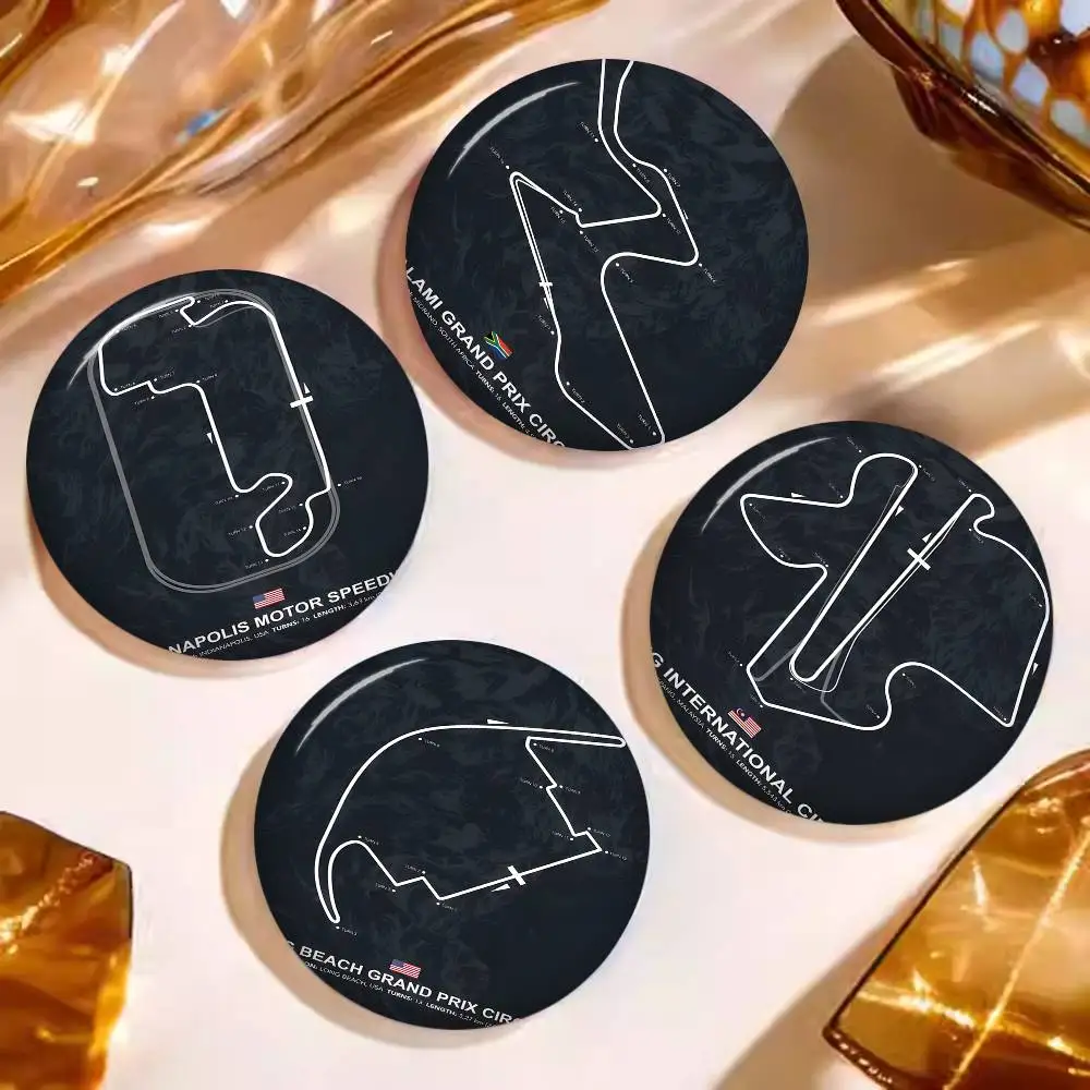 Formula 1 Imola Monaco Circuit F1 Anime Brooches Cute Cartoon  Badge Jacket Jeans Lapel Pin Gift Accessorie view 2