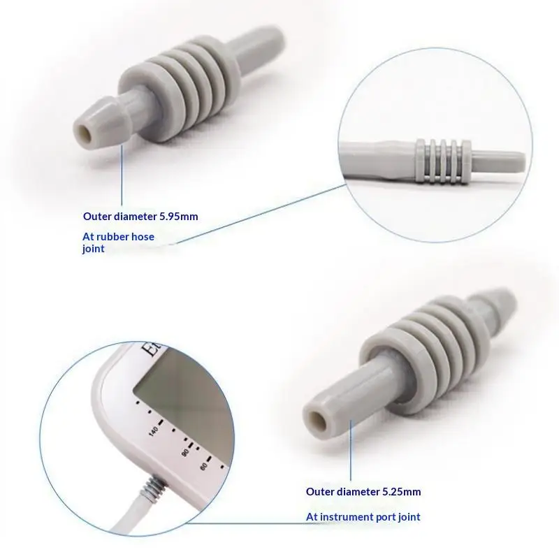 1Pcs Digital Blood Pressure Monitor Arm Cuff Sleeve Single Tube Connector Replacement For Arm Tonometer Sphygmomanometer