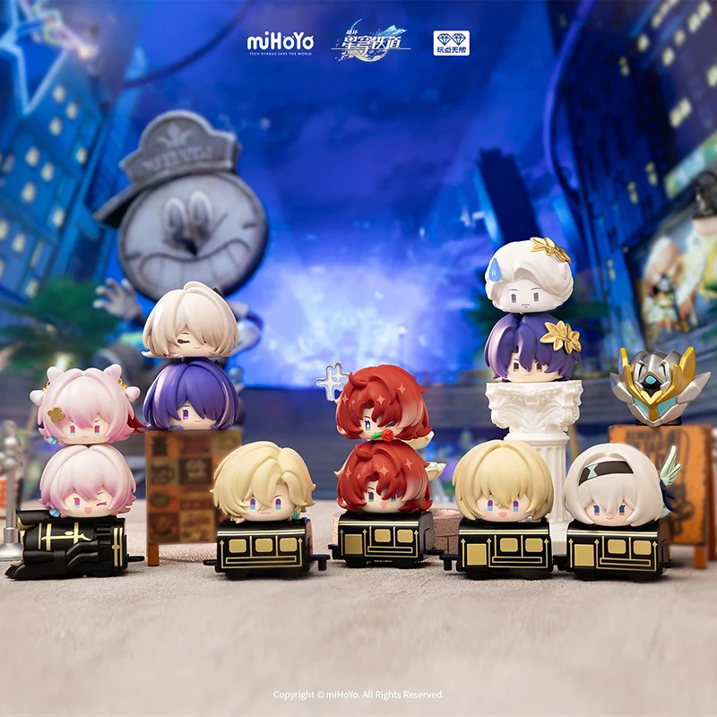 

Mihoyo Honkai Star Rail Stackable Blind Box Collectible Figures Toy Desktop Decor March 7th Clockie Statueedition Fans Gift Kid