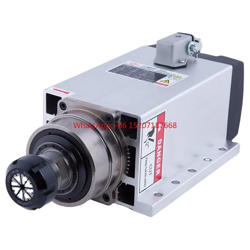 

CNC Machine Tool With Air Cooled Square Flange Spindle Motor 4.5kw 380v Price Is Cheap