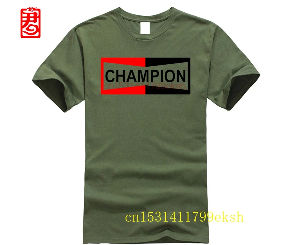 Champion New Brand Shirt 100% Cotton T Shirt Men and Women Couple Tshirt Letters Brand Short Sleeve S-4XL