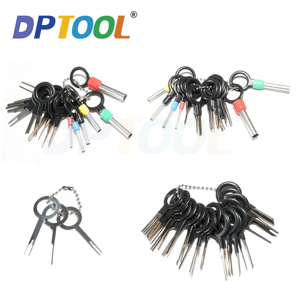 

59pcs Automotive Electrical Terminal Plug Wiring Connector Terminal Removal Tool Wiring Crimp Connector Pin Puller For Car Audio