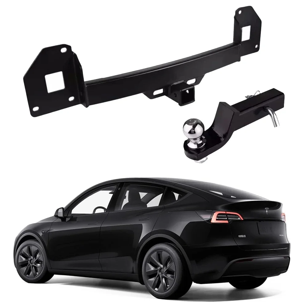 

BEVO for Tesla Model Y Tow Hitch Tow Hook Adapter Tow Hook Rear Trailer Ring Receiver for Model Y 2020-2024 Accessories