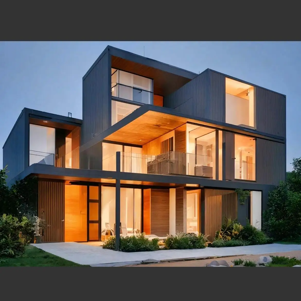 Prefab Shipping Container House Modular  Steel Living Container  Home  Villa   Office  Hotel