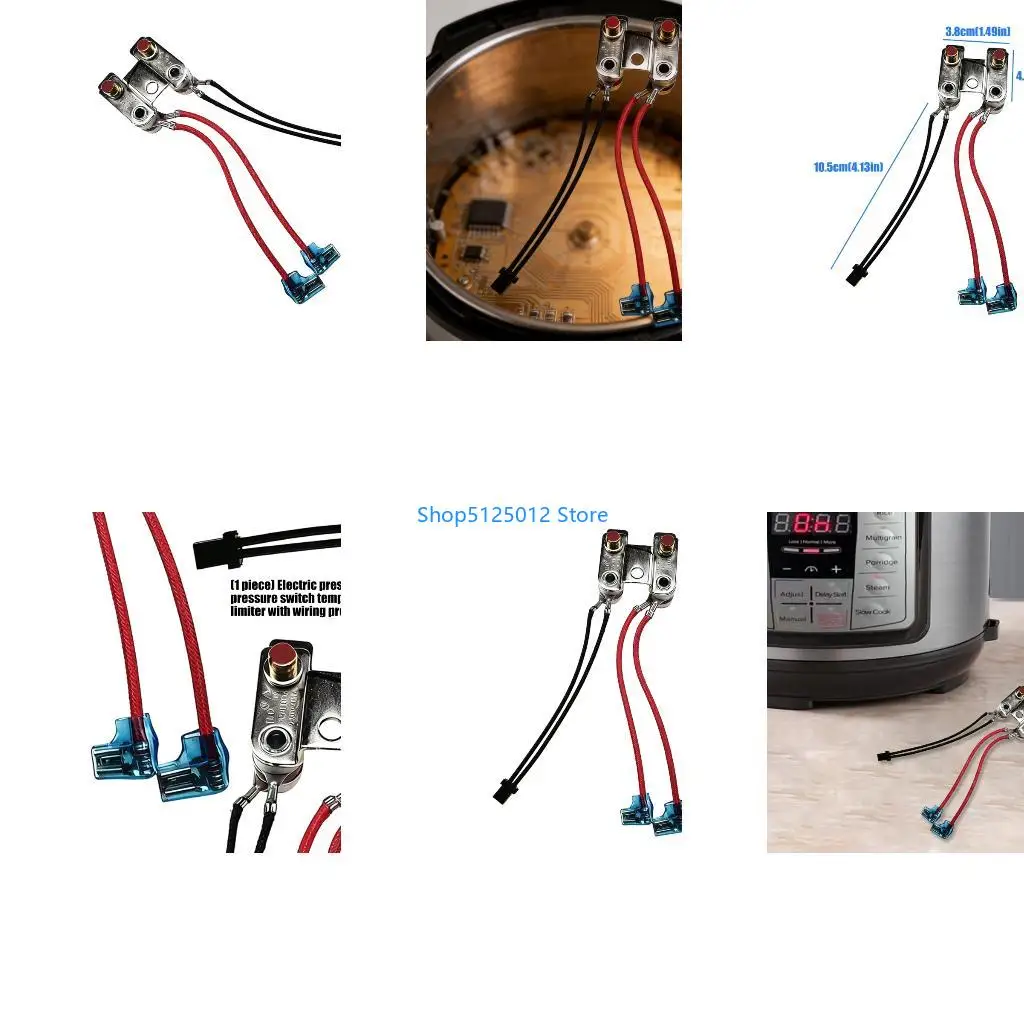 G8TC Pressure Cooker Temperature Limiter Pressure Switcher Bimetal Thermostat Replacement Metal Cooker Switcher Safety