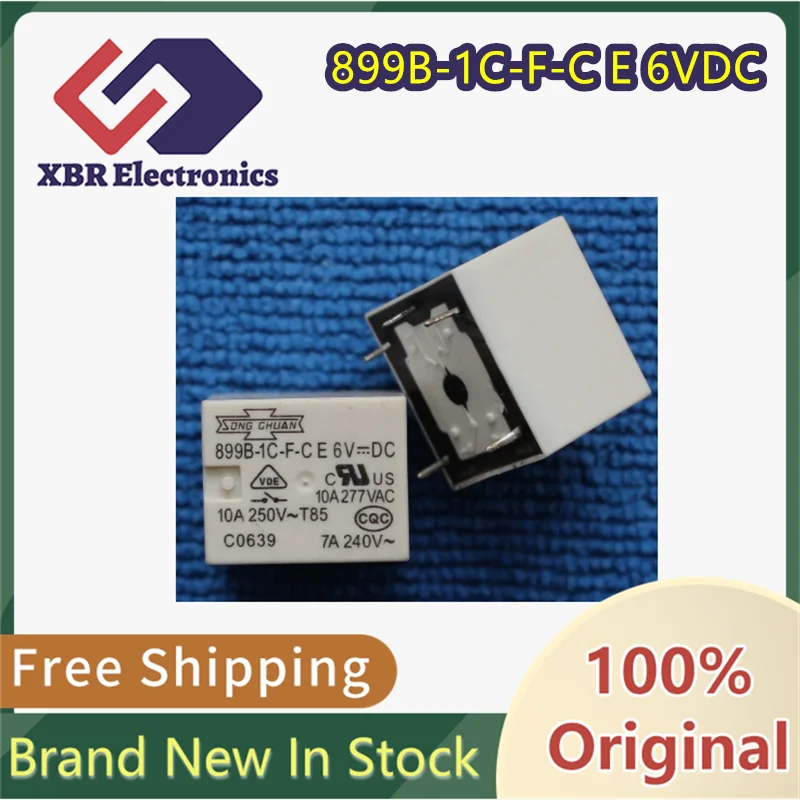

(1/10 pieces) 899B-1C-F-C E 6VDC 6V 5-pin conversion set T73-1C-6V relay Brand new genuine product In stock Free shipping