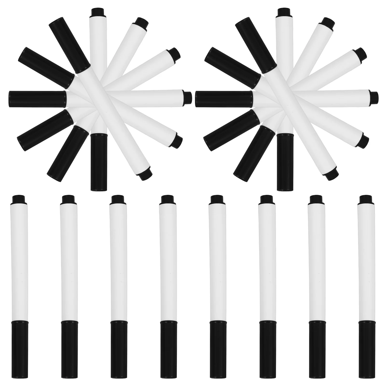 20 Pcs Erasable Whiteboard Marker Liquid Chalk Dry Erase Washable Mirror Markers