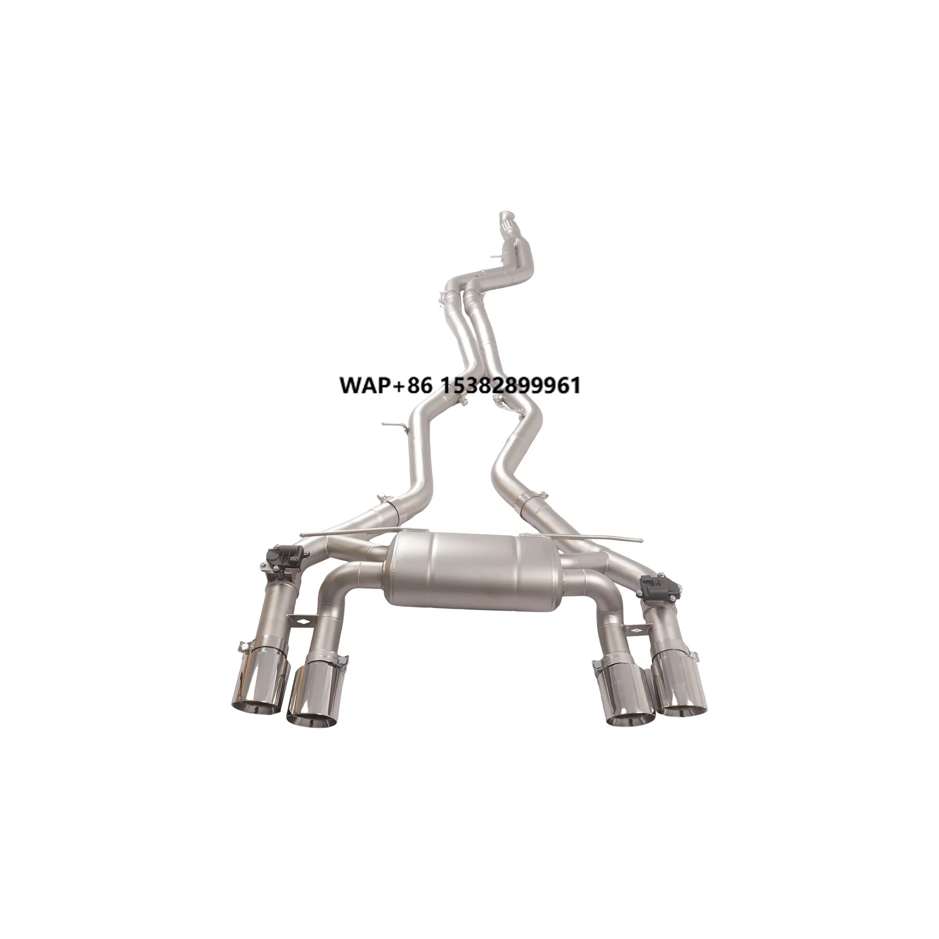 

Выхлопная труба YT для F87 M2 3.0T N55, двусторонняя, с четырьмя выходами, с клапаном, пескоструйная обработка