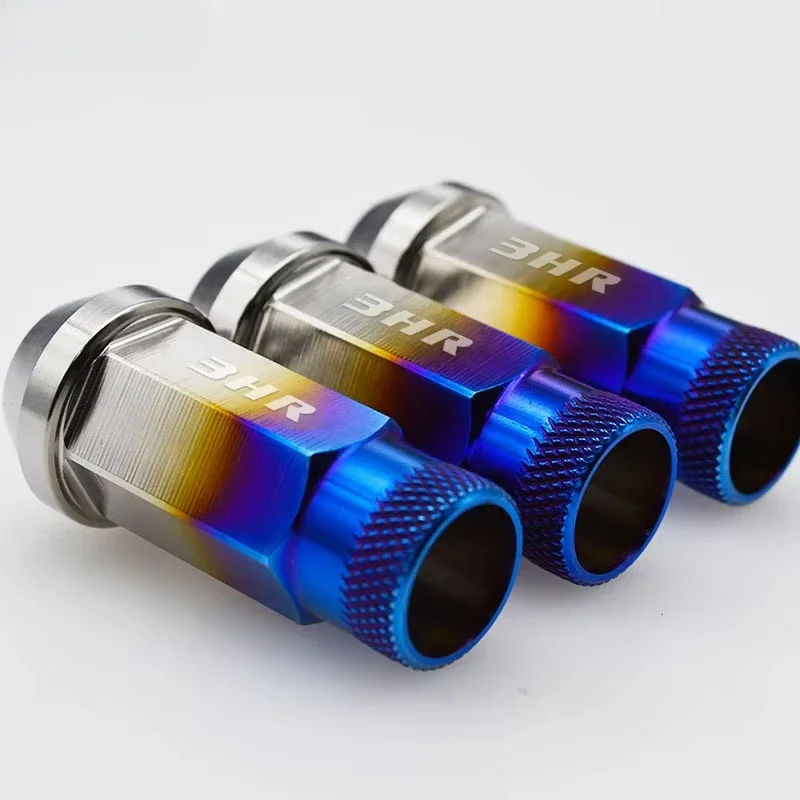 3HR classic style Gr.5 titanium wheel lug nut  M12*1.5*48mm for Toyota,Hongda,MAZDA,Ford,Chevrolet,Hyundai car