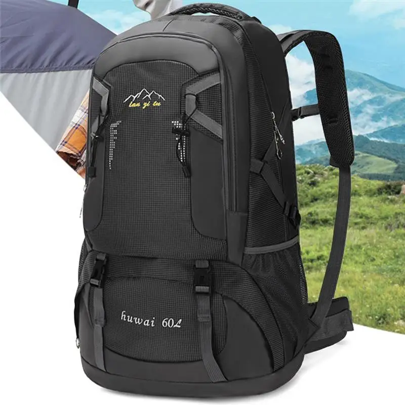 60L Outdoor Travel Backpack Waterproof Camping Trekking Bag For Man Woman Climbing Hiking Rucksack Fishing Cycling Backpack