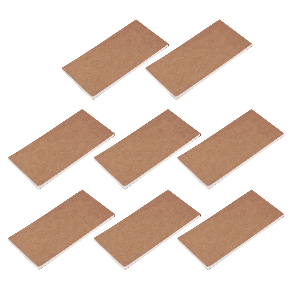 สมุดบันทึกดีไซน์เรียบง่าย 8 ชิ้น สมุดบันทึกขนาดกะทัดรัดสำหรับทำรายการสิ่งที่ต้องทำสำหรับการทำงานและการวางแผนตารางการเรียน สมุดบันทึกสำหรับการทำงาน