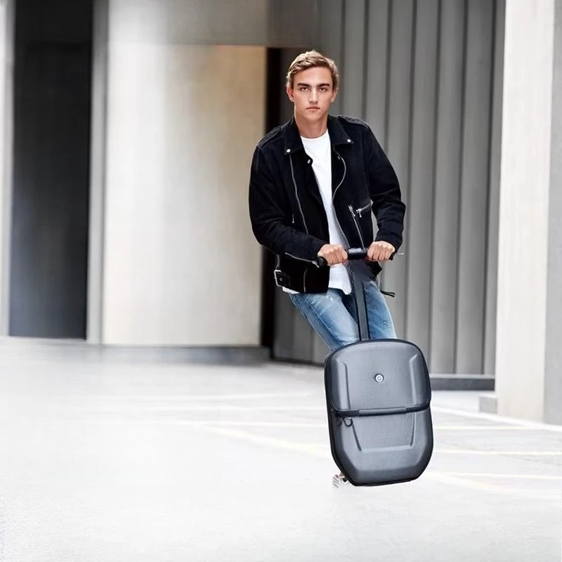 

Teen adult scooter luggage two-in-one
