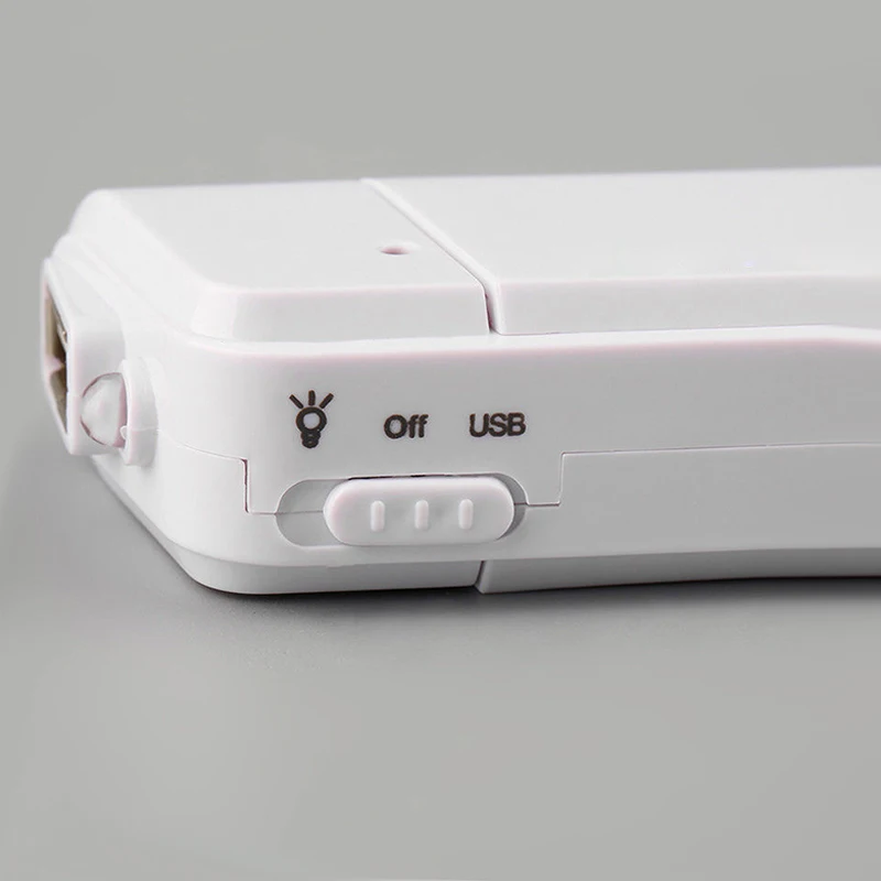 Universal USB Emergency 2 AA Battery Extender Charger Power Bank Supply Box For Mobile Phone MP3 MP4 White