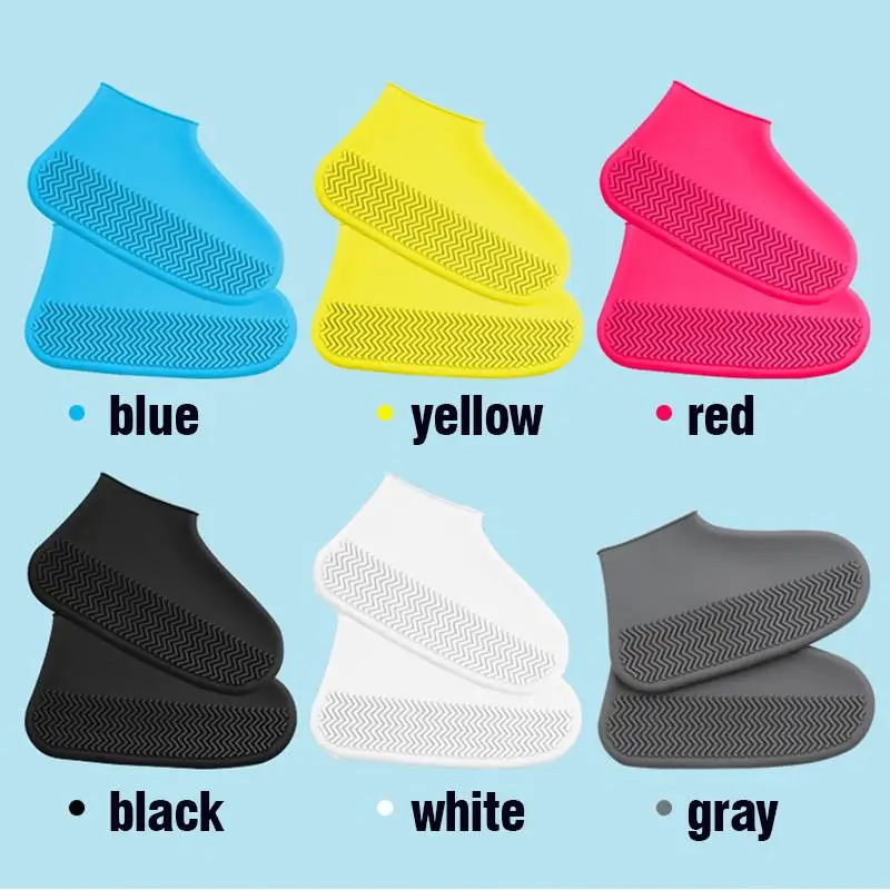 High Quality Boot Cover Rainy Season Waterproof Shoe Cover Men\'s And Women\'s Silicone Shoe Covers Foot Cover Shoe Protector Case