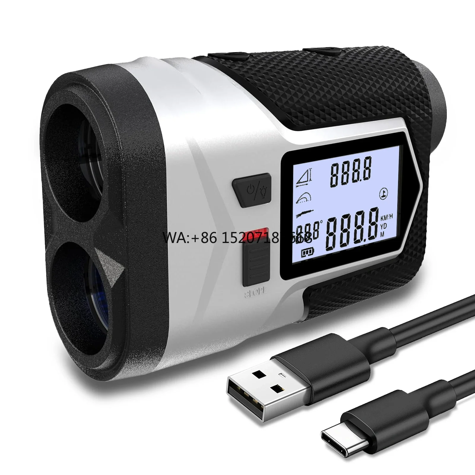 

LONGSHUO Vibration Golf Rangefinder Hunting Range Finder Professional Handheld Digital Distance Meter Range Finder Hunting