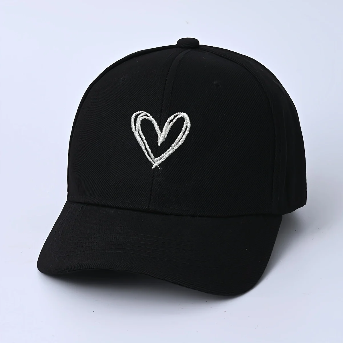 1pc laminated love pattern kidsren's baseball cap, shade breathable, stylish, men and women alike suitable for travel, outdoor