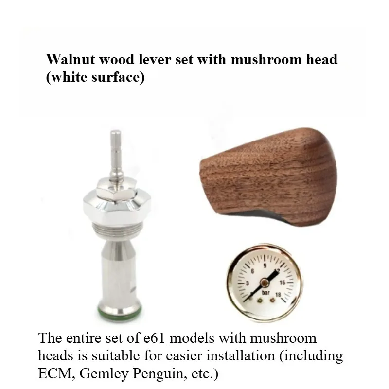 For E61 Flow Control Valve Regulating Water Flow Rocket AiBao Variable Flow Walnut Lever Pressure Gauge Associated Prank