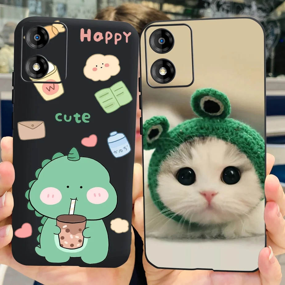 For Motorola Moto E13 Case Cute Painted Coque Soft Silicone Phone Case For Mototola E13 E 13 MotoE13 Back Cover 6.5'' TPU Fundas