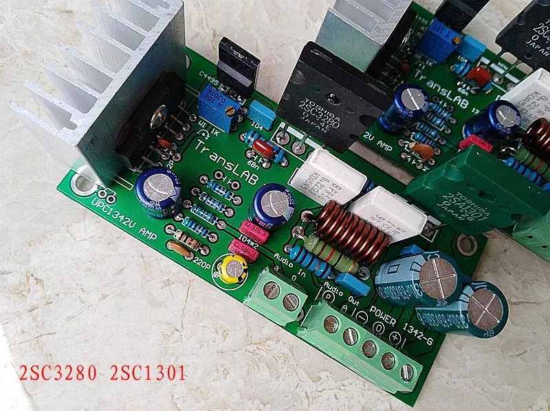 UPC1342V Pushes the Famous Tube A1301C3280 Power Amplifier Finished Board Power 100W Mono Design