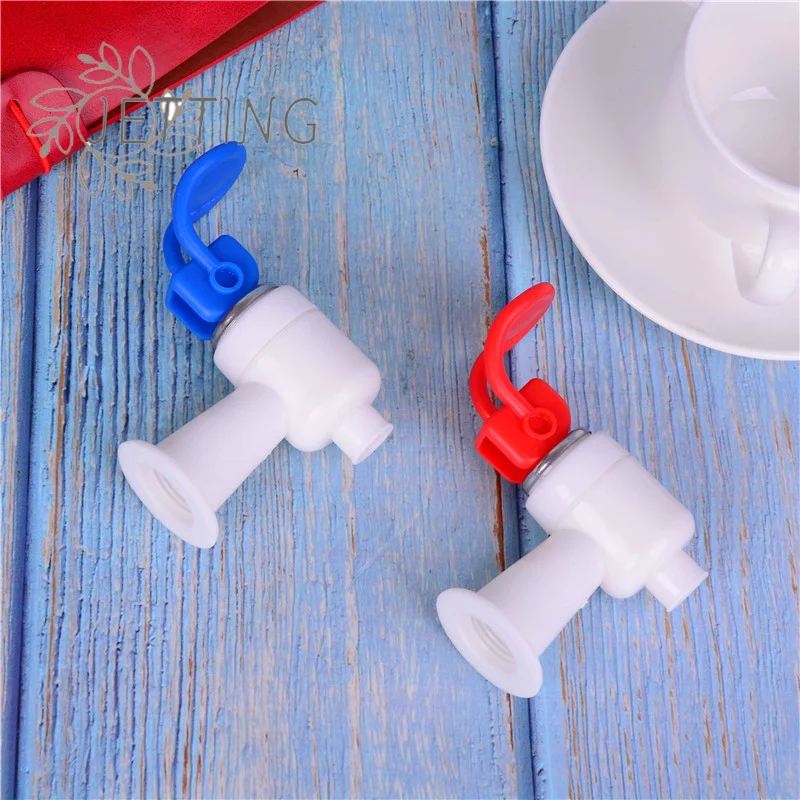 

Hot 1PC Red/Blue Push Type Plastic Water Dispenser Faucet Tap Replacement Home Essential Drinking Fountains Parts Bibcock