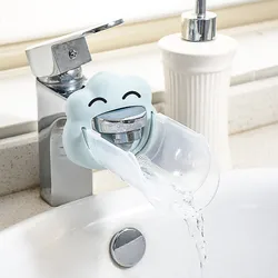 1pc Adjustable Faucet Extender Children Hand Washing Helper for Kitchen Bathroom Sink Water Saving Tap Extender Home Accessories