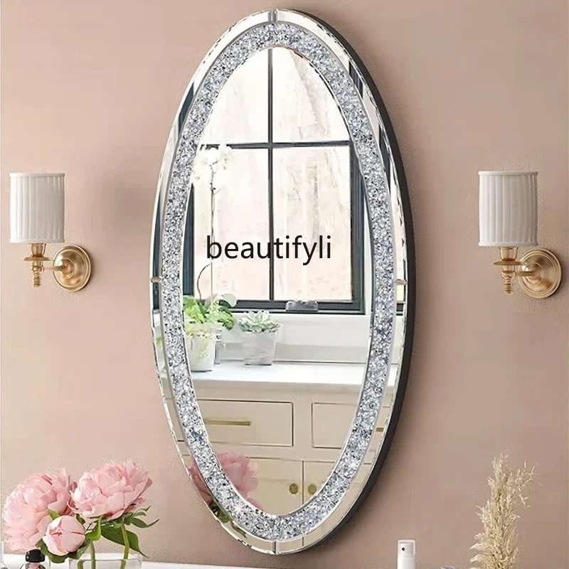 

A44 Light luxury, lens antique, beauty salon plastic, medium makeup mirror decorative mirror clothing store wall type