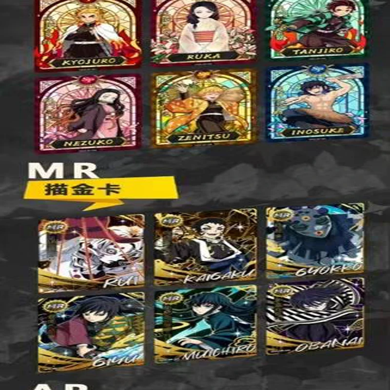 Demon Slayer Collectiekaarten Booster Box Zeldzame Apocalyps Anime Tafel Speelbord Ruilkaarten