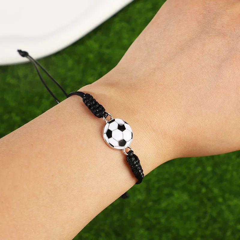 5/10 Stück Fußball-Armbänder, Charm-Geschenke für Kindergeburtstage, Gastgeschenke, Piñata-Füller, Sportthemen-Party-Dekorationszubehör – Detail 7