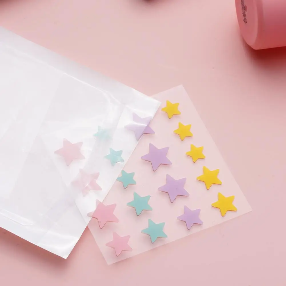 18/36 pz Colorato A Forma di Stella Acne Toppe E Stemmi Carino Unico Idrocolloide Brufolo Copertura Adesivo Invisibile Acne Cura Della Pelle Patch