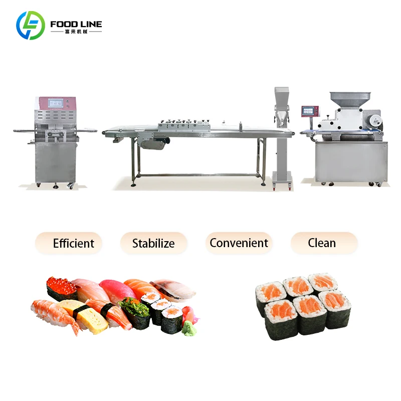 Automatic Sushi Machine Commercial Maker High Efficiency Production Line for Restaurant Bar Catering Business Professional