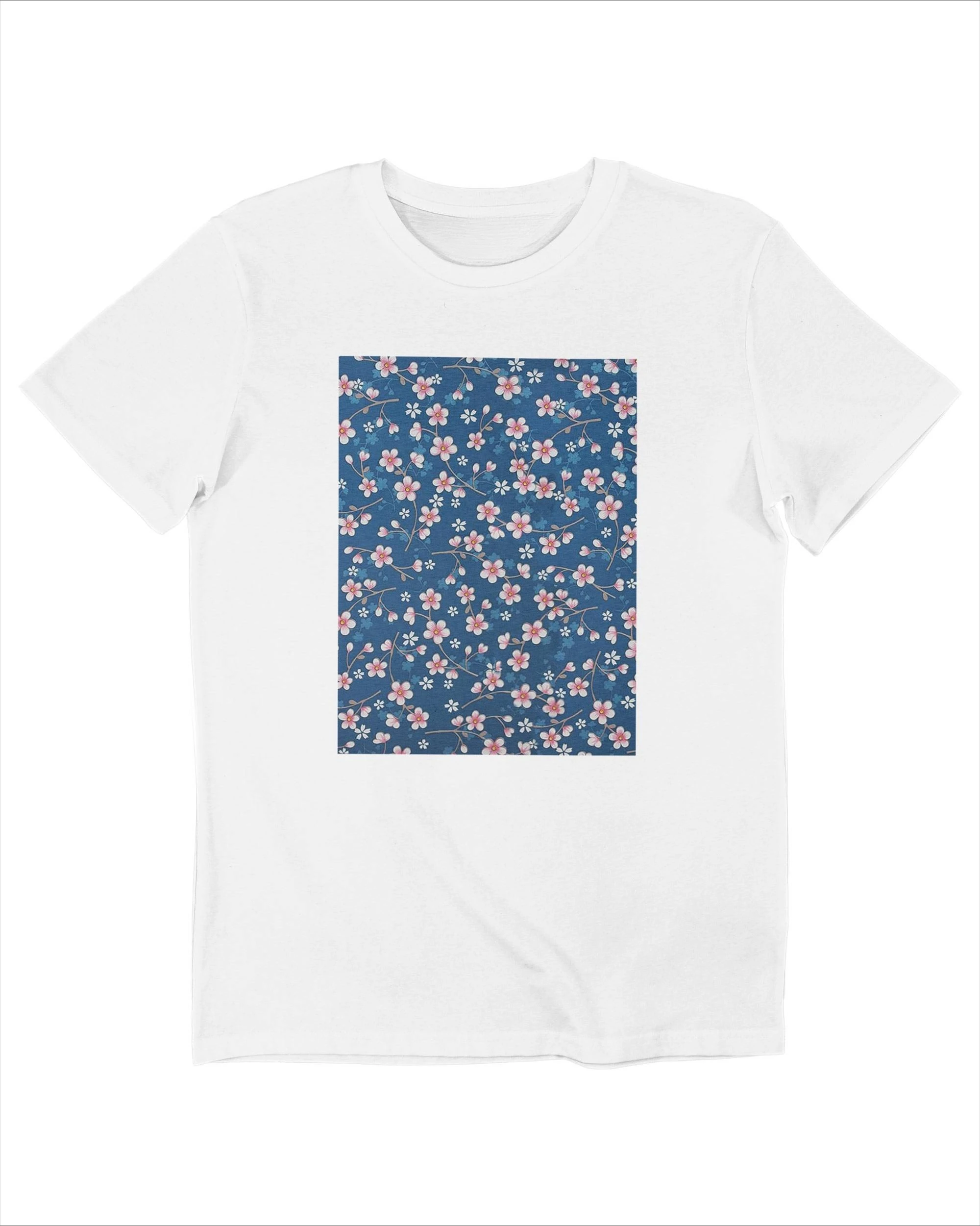 

Fleurs Cerisier Graphic Printing Summer Luxury Brand Cotton Men's and Women's T-Shirts Short Sleeves Street Fashion Trend