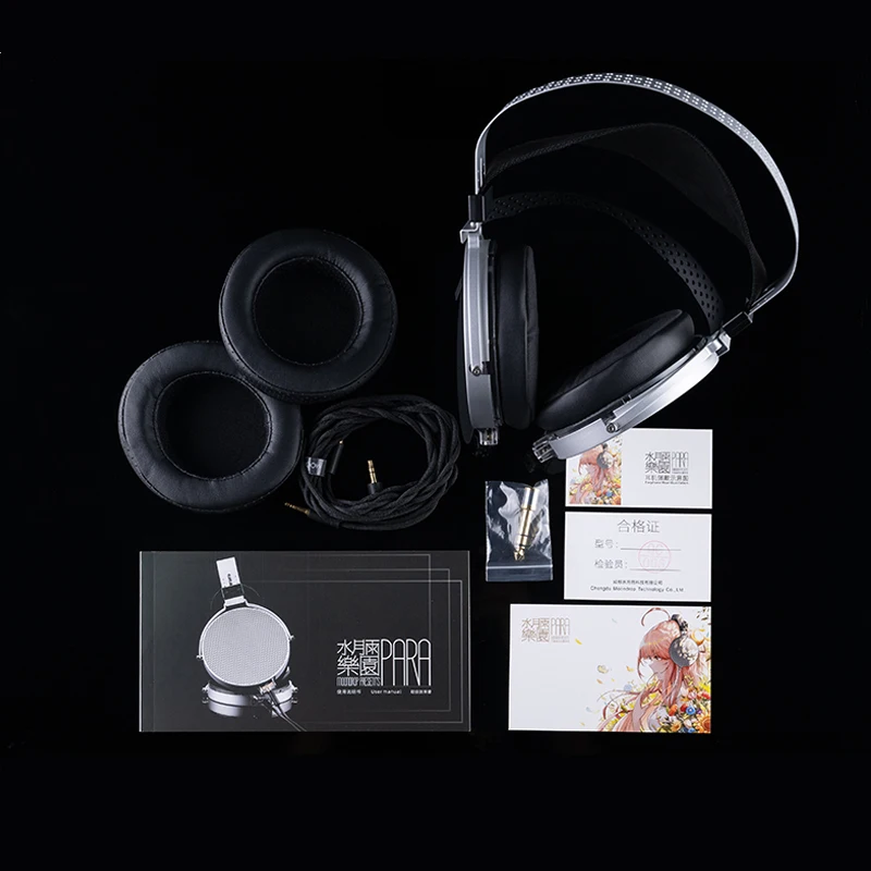 Moondrop PARA Fones de ouvido HIFI 100mm Ultra-grande Monitor de diafragma plano de diafragma FDT