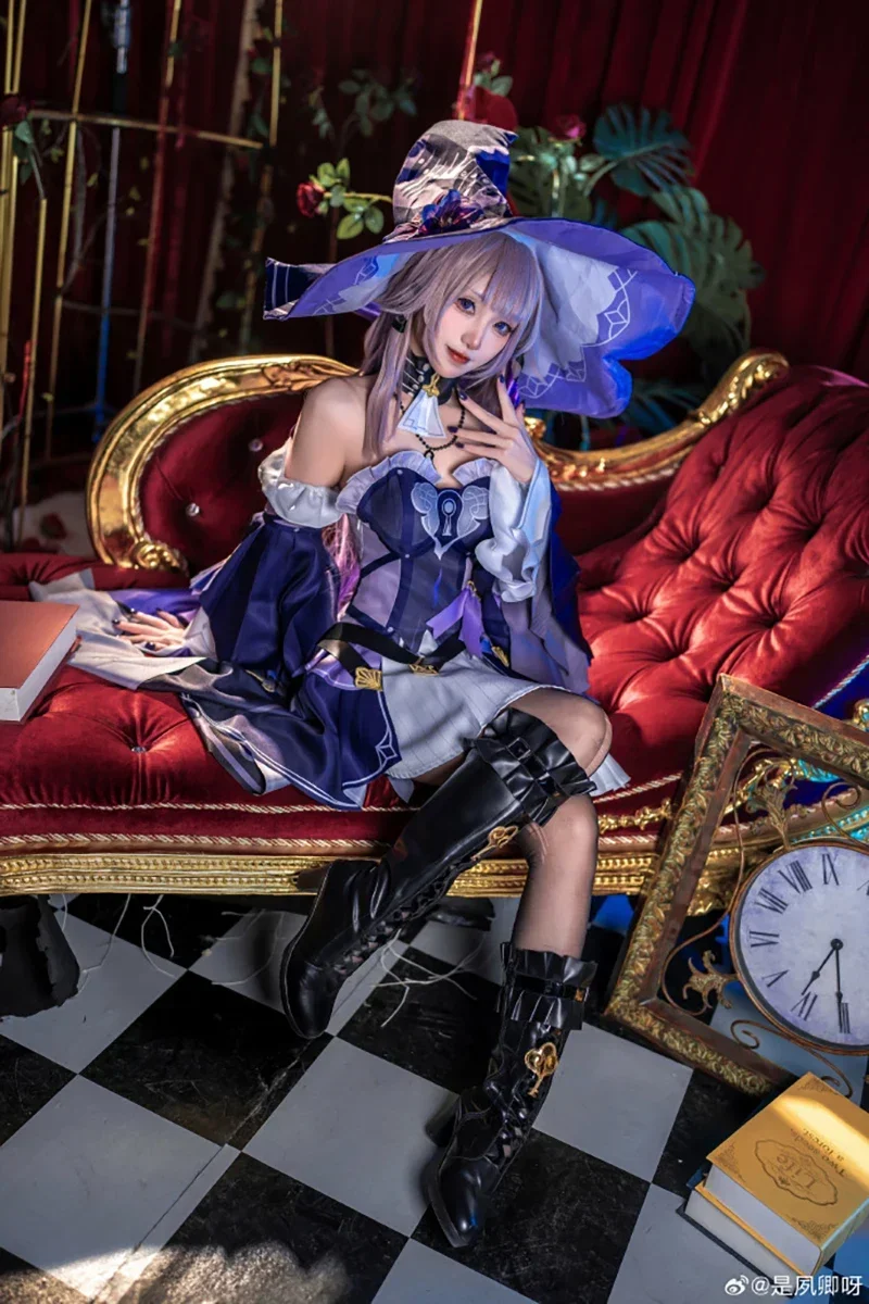 CosplayGame Honkai Star Rail nuevo disfraz de Cosplay Herta disfraz de Cosplay uniforme trajes de Halloween peluca zapatos Prop Anime