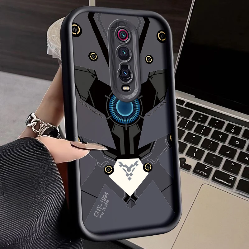 Coque Mechanical Armor Painted Phone Case For Xiaomi Redmi K20 RedmiK20 Silicone Anti Drop Soft Cover