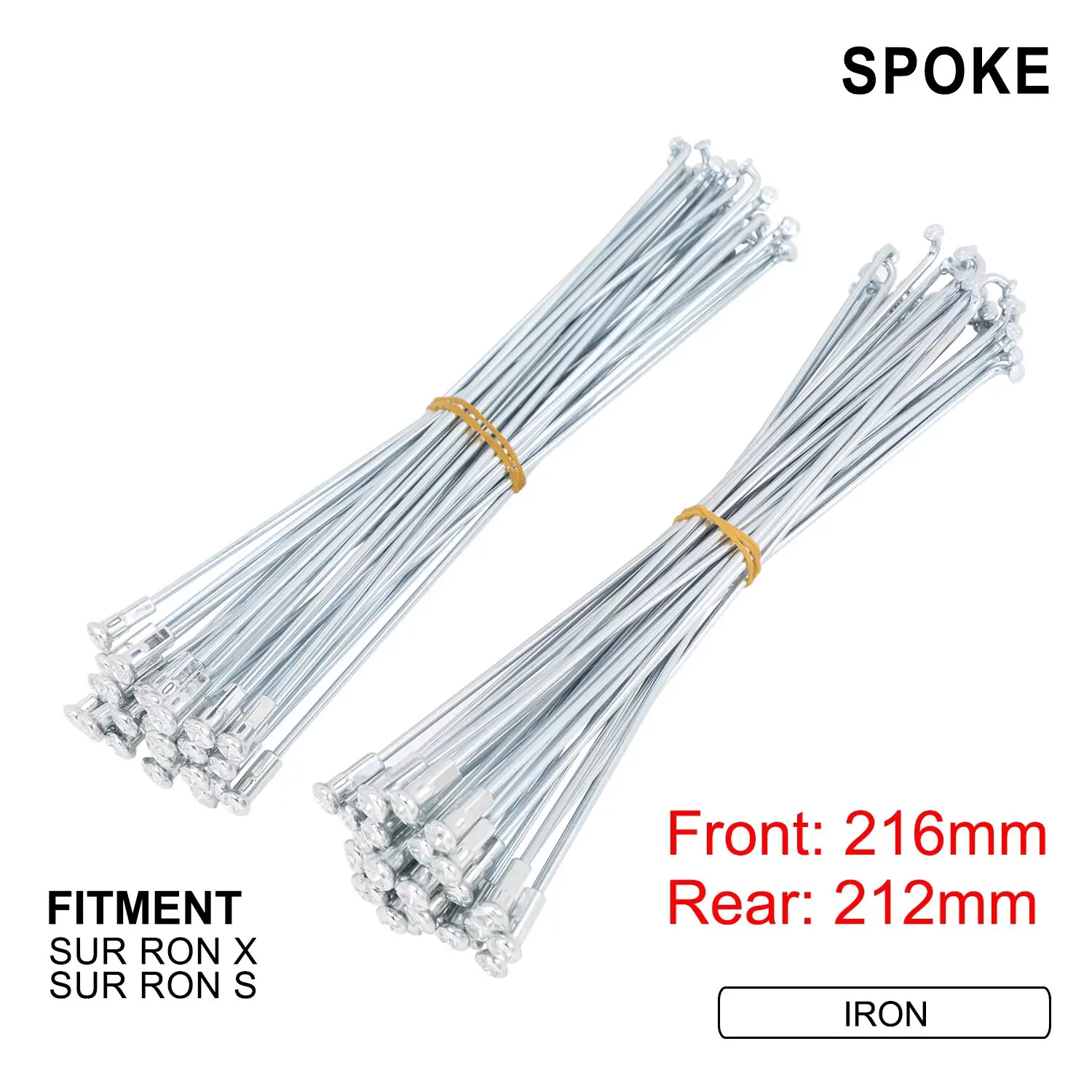 เหมาะสำหรับอุปกรณ์เสริมรถจักรยานยนต์ไฟฟ้า Light Bee X/S: ซี่ล้อหน้าและหลังแบบเหล็กและฝาครอบหัวล้อ