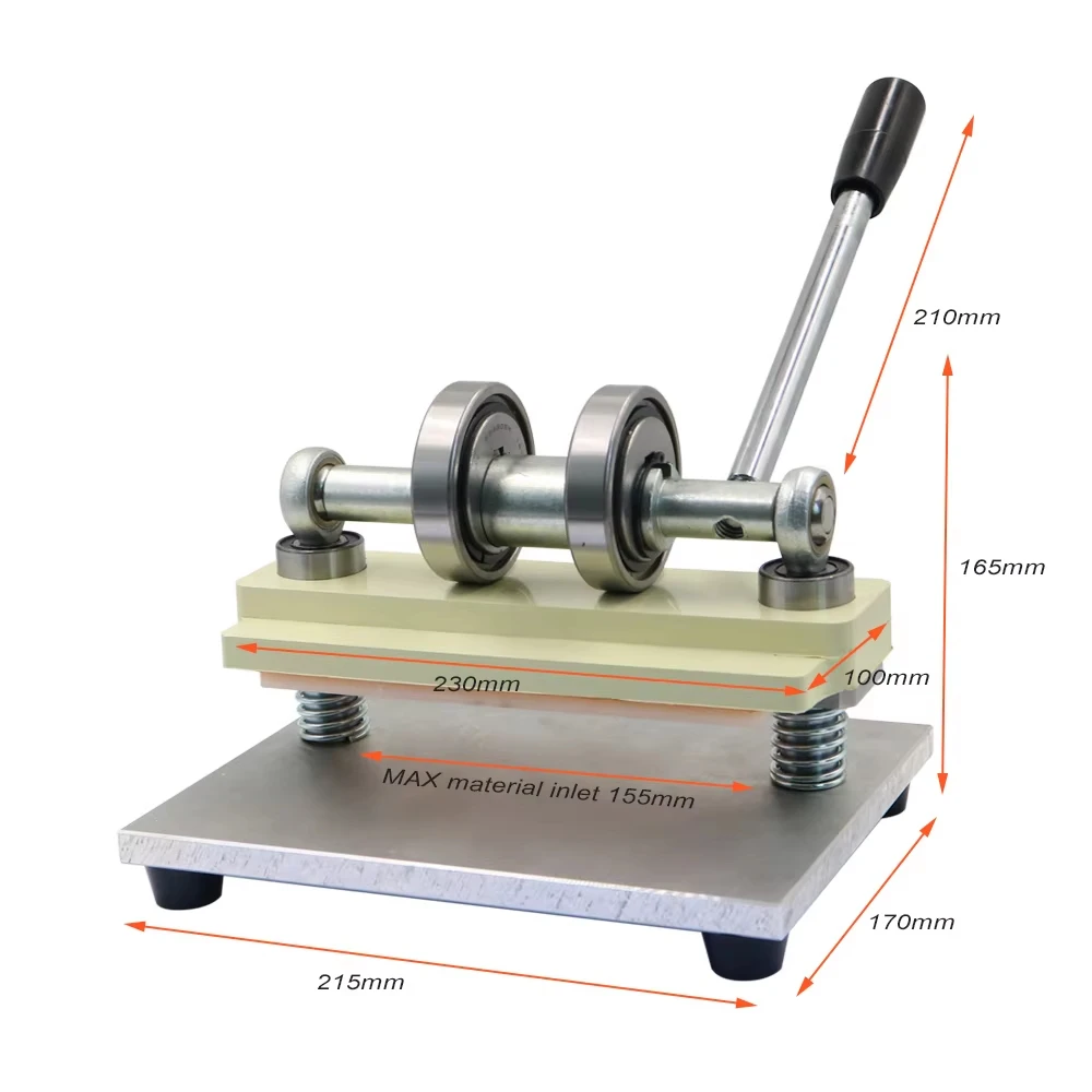 0.8T Manual Press Cutting Machine Portable Die Cutting Stamping Press for Leather PVC Paper Fabric Clicking Machine