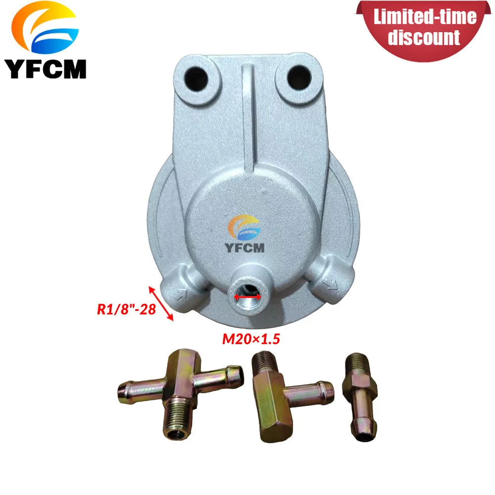 1 PCS 129004-55612 Filter Head Base for Yanmar 4TNV94 Hitachi ZX30U-3