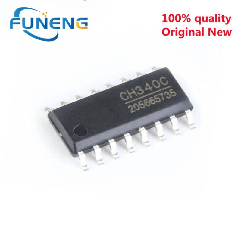 10pcs/lot 100% New original CH340C CH340B CH554G CH9326 CH9328 CH9329 SOP-16 USB to UART Interface