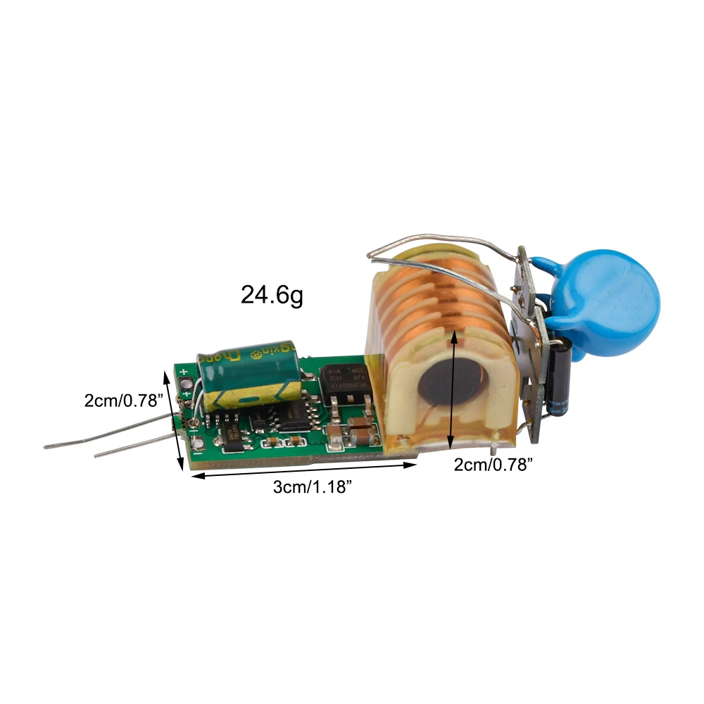 5V-12V To 15KV High Voltage Generator Step-up Inverter Arc Igniter Boost Coil Module High Efficiency And Low Heat Circuit Design