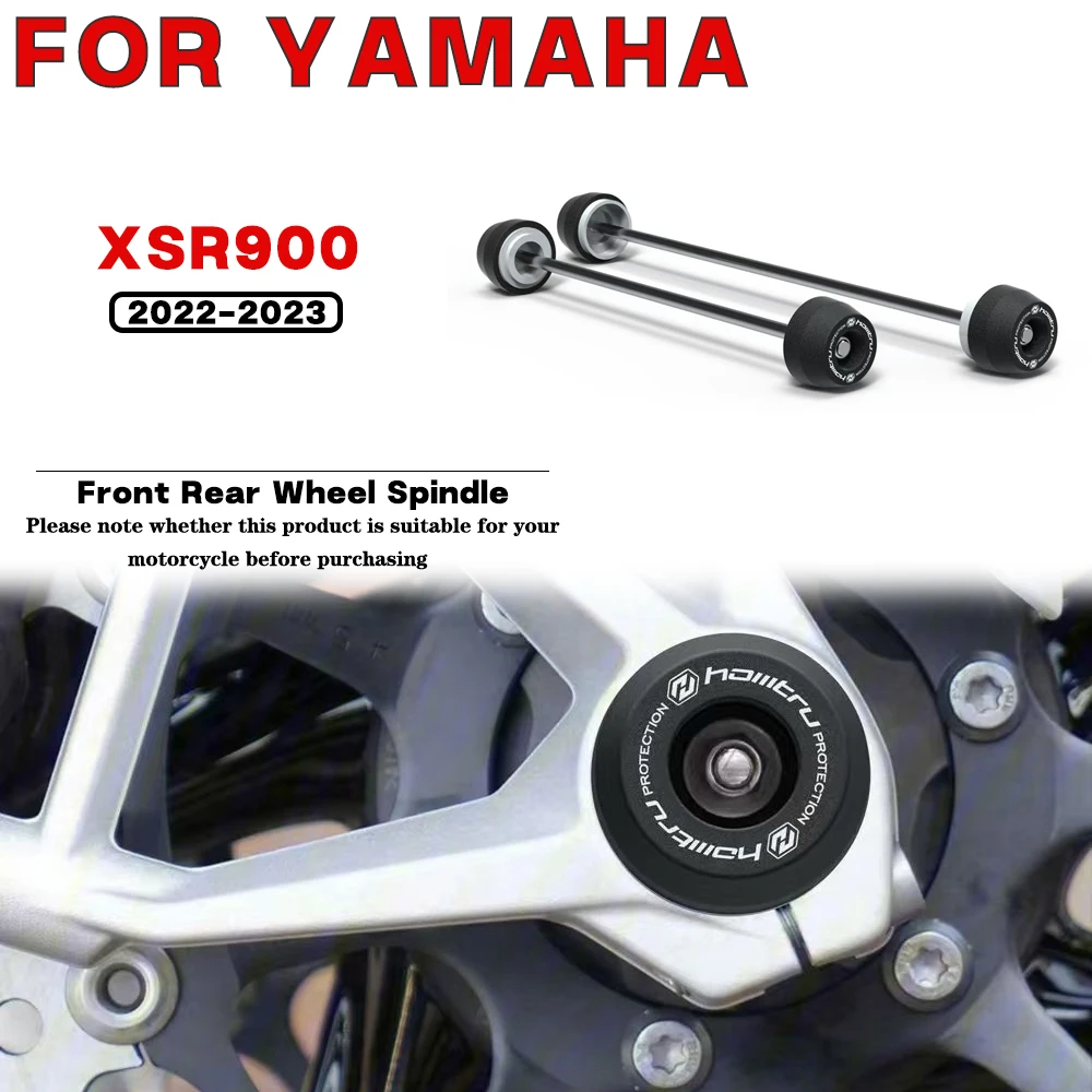 

For YAMAHA XSR900 2022-2023 Motorcycle Front Rear Wheel Spindle Crash landing Protection