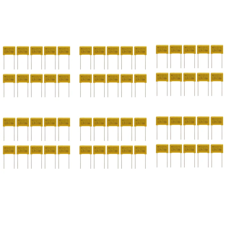 

ABVO-60 Pcs AC 275V 0.22UF Polypropylene Film Safety Capacitors MPX